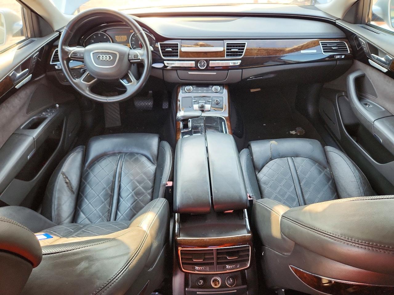 2013 Audi A8 L Quattro Серебряный vin: WAURGAFD4DN000530