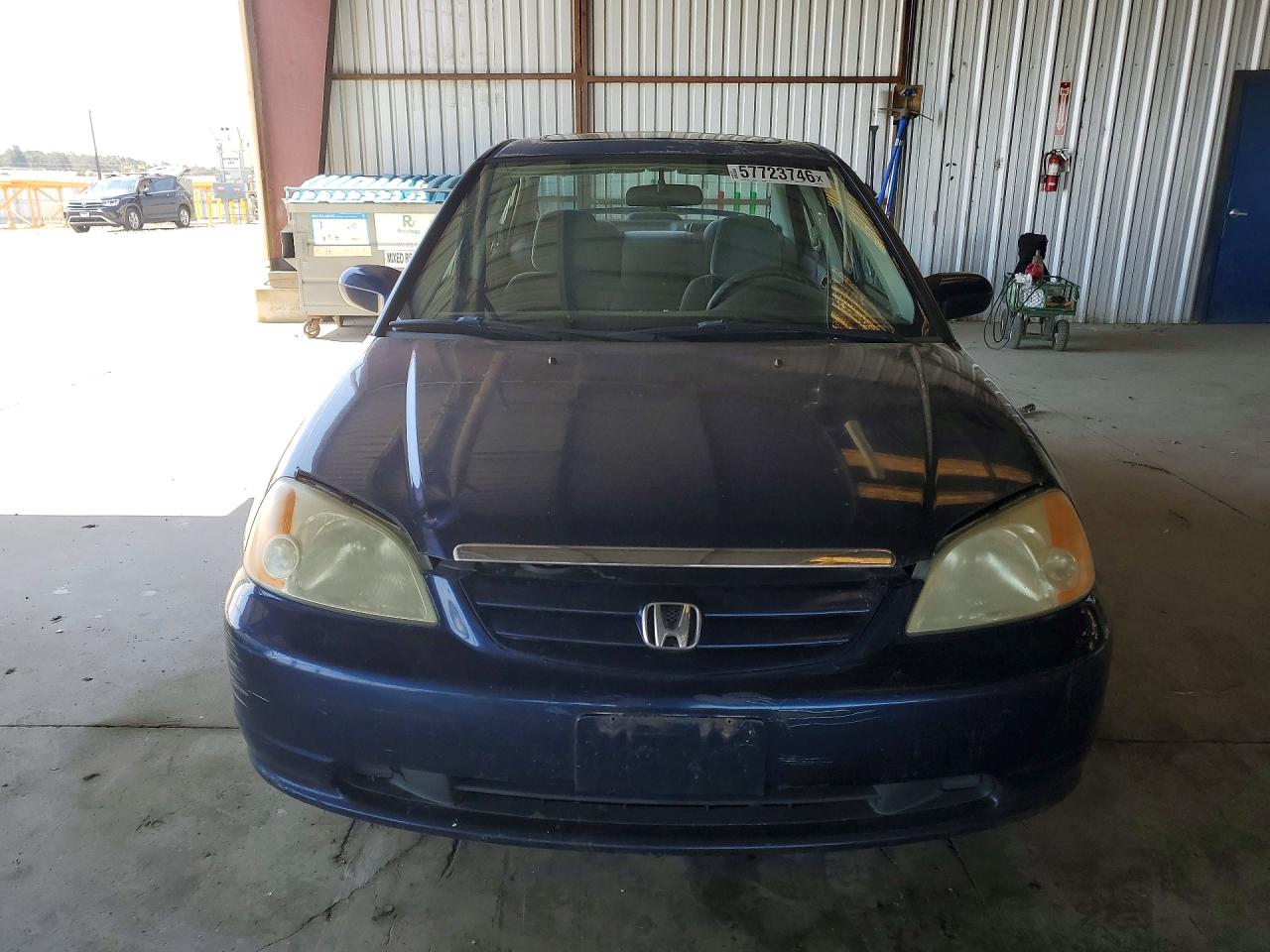 2001 Honda Civic Ex Blue vin: 2HGES267X1H552197
