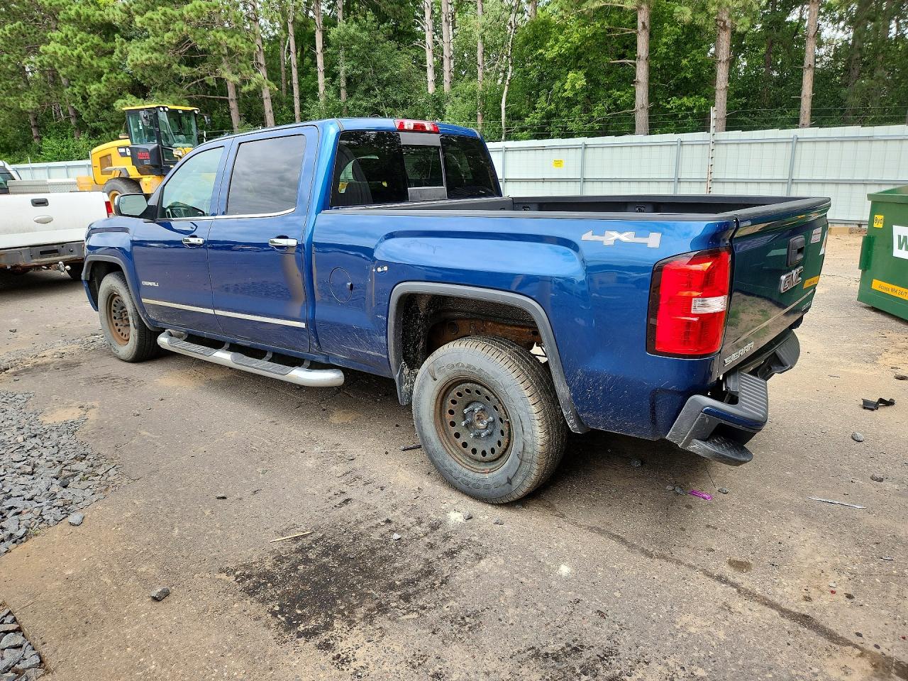2015 Gmc Sierra K1500 Denali Blue vin: 3GTU2WEJ2FG426177