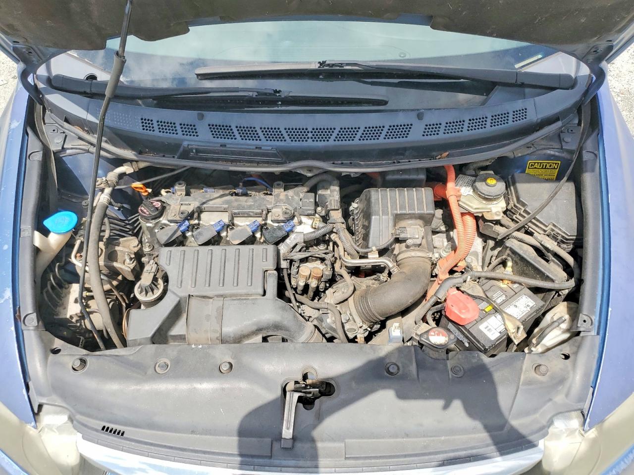 2010 Honda Civic Hybrid Blue vin: JHMFA3F27AS001555
