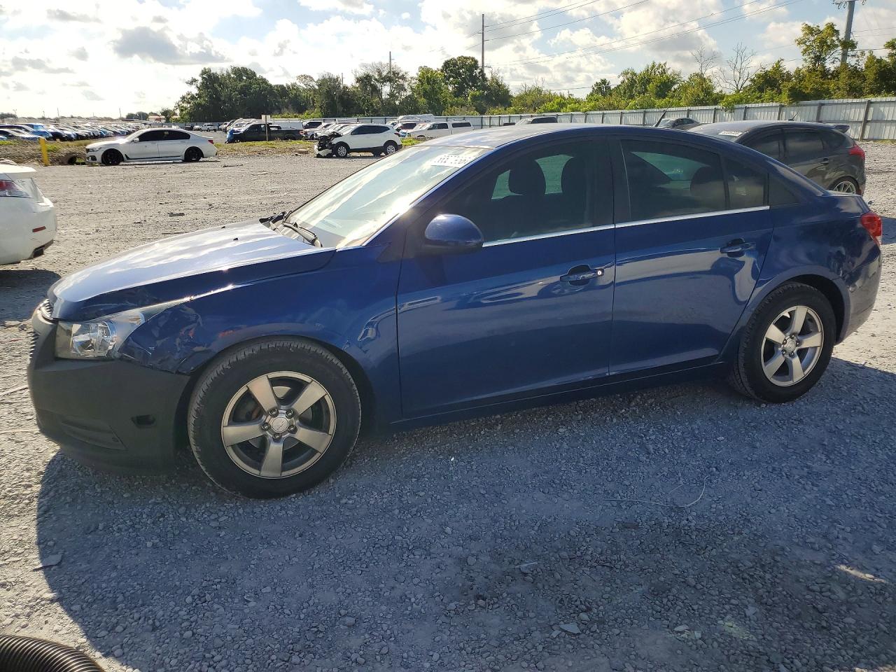 2013 Chevrolet Cruze Lt Blue vin: 1G1PC5SB3D7306245