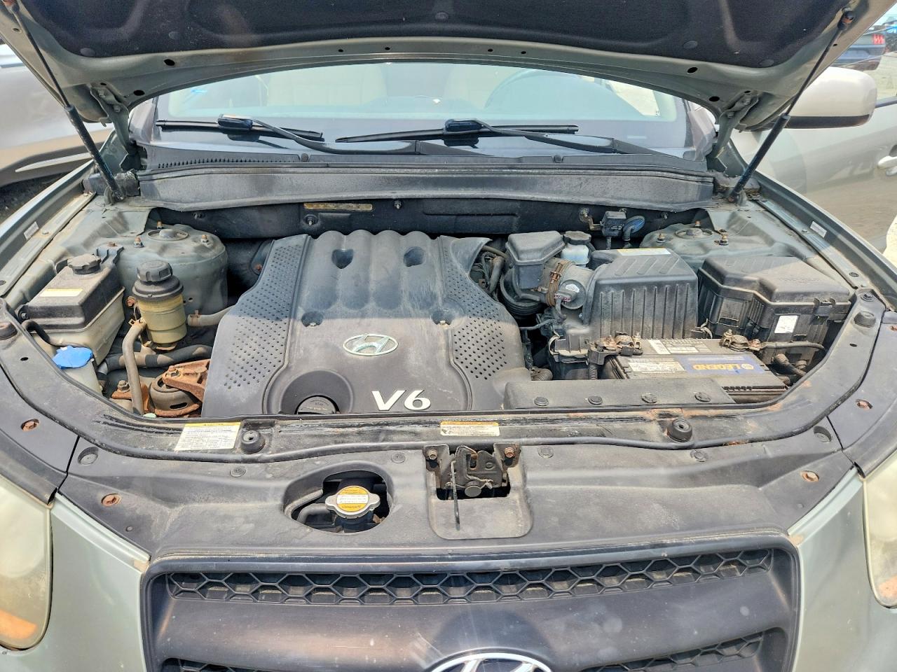 2008 Hyundai Santa Fe Gls Green vin: 5NMSG13D38H175055