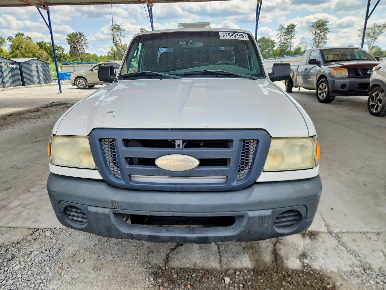 2009 Ford Ranger Super Cab White vin: 1FTYR14DX9PA64899