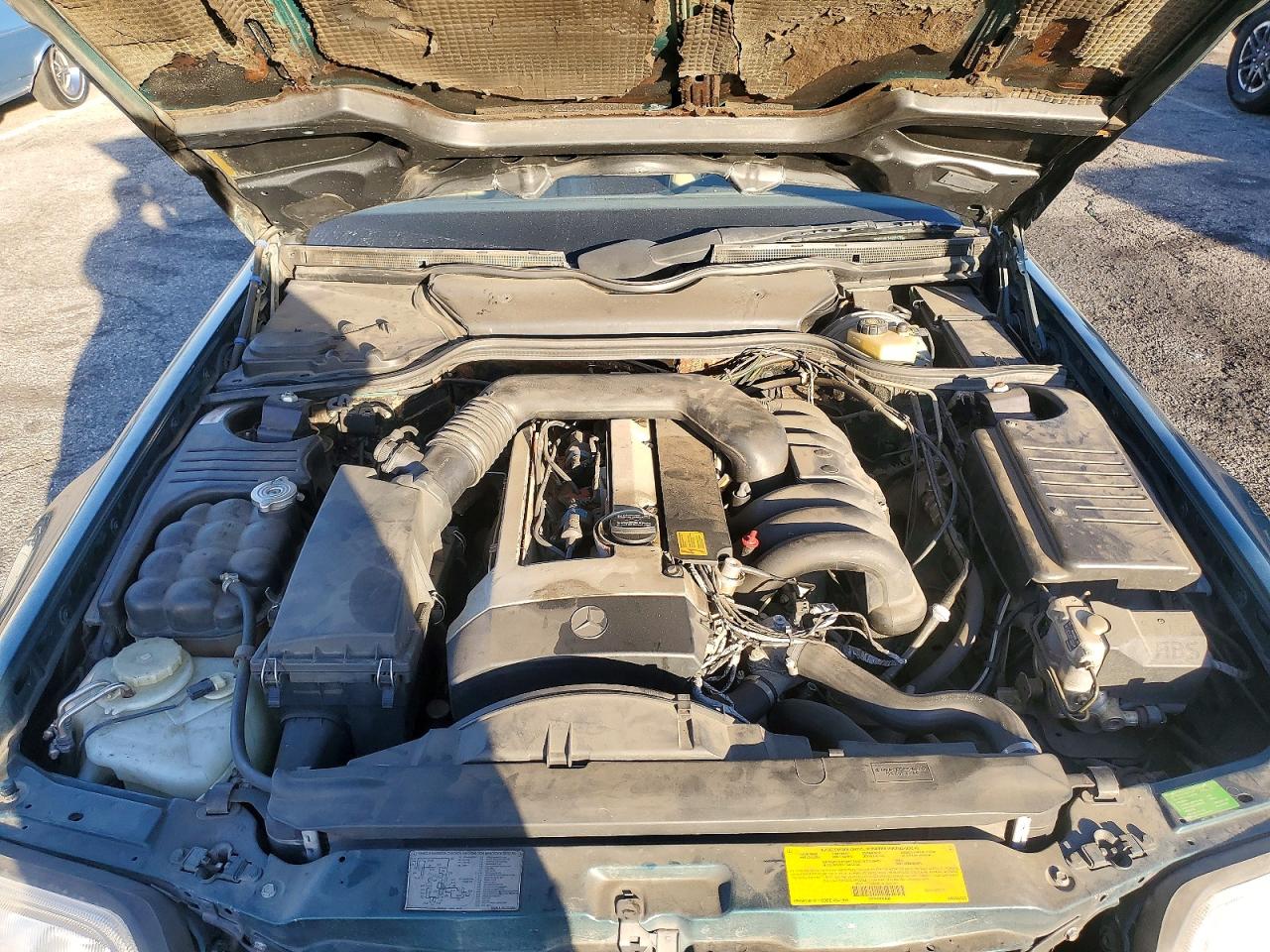 1994 Mercedes-benz Sl 320 Green vin: WDBFA63E0RF101243