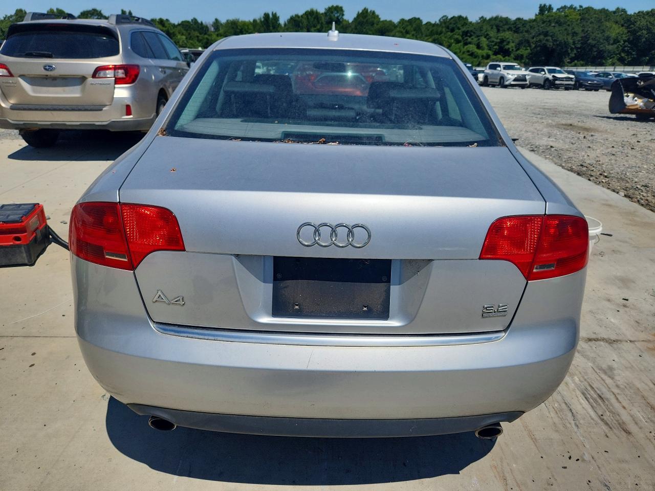 2007 Audi A4 3.2 Quattro Silver vin: WAUDH78E67A132815