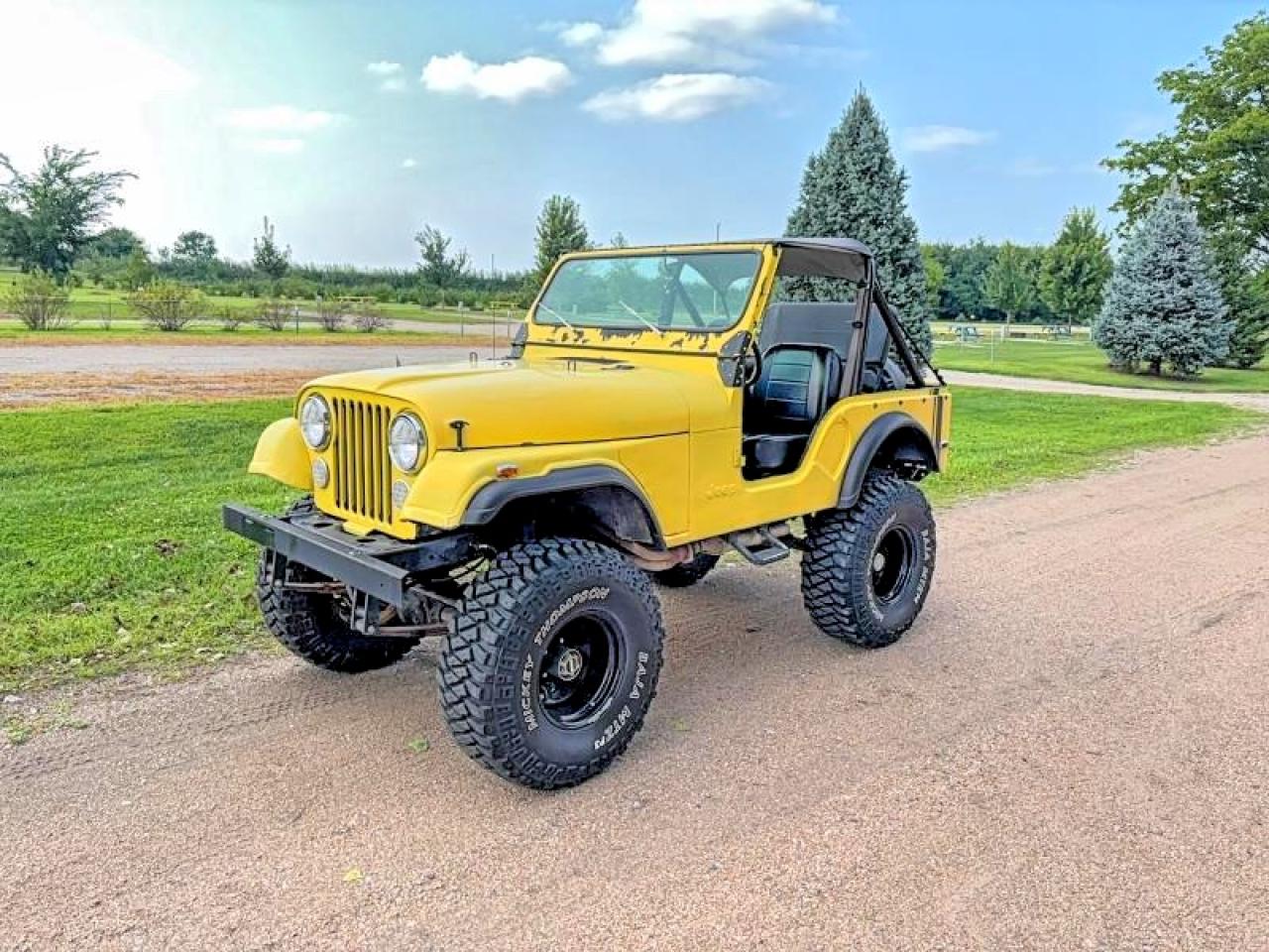 1978 Jeep Cj5 Yellow vin: J8F83AA033481