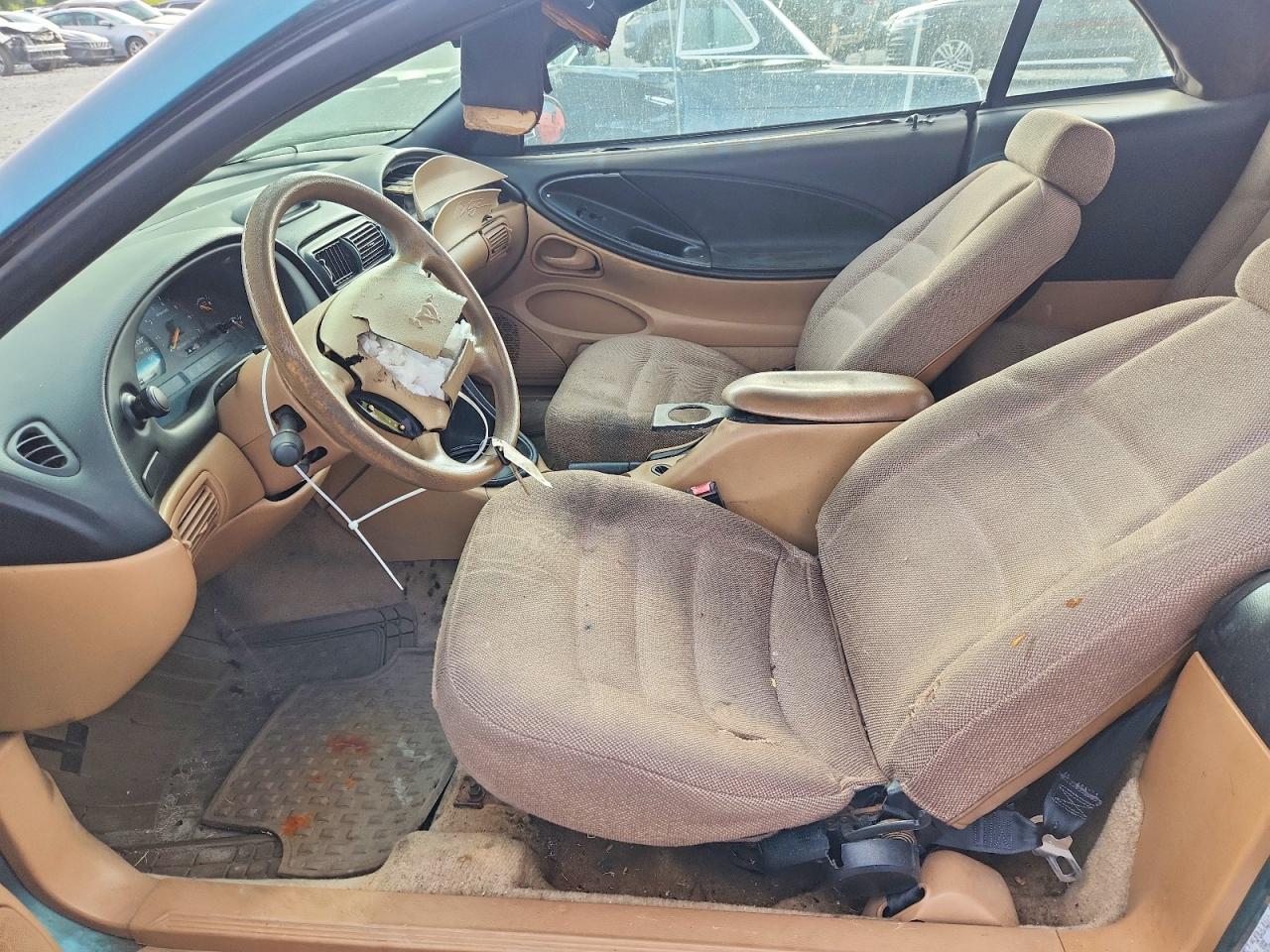 1996 Ford Mustang Green vin: 1FALP4447TF163409