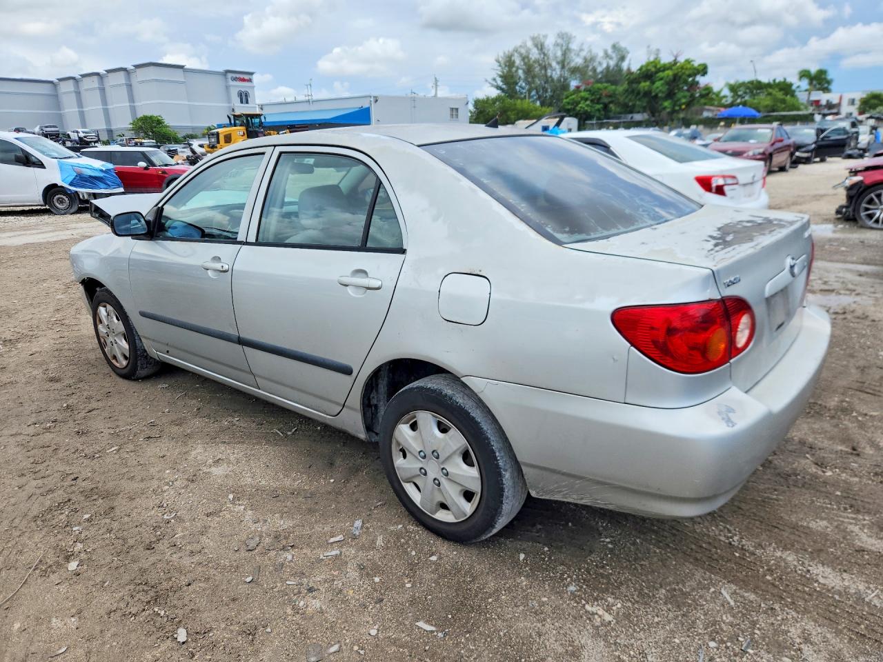 2004 Toyota Corolla Ce Silver vin: 1NXBR32E44Z307500
