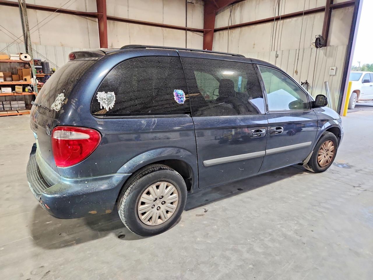2007 Chrysler Town & Country Lx Blue vin: 1A4GJ45R57B248263