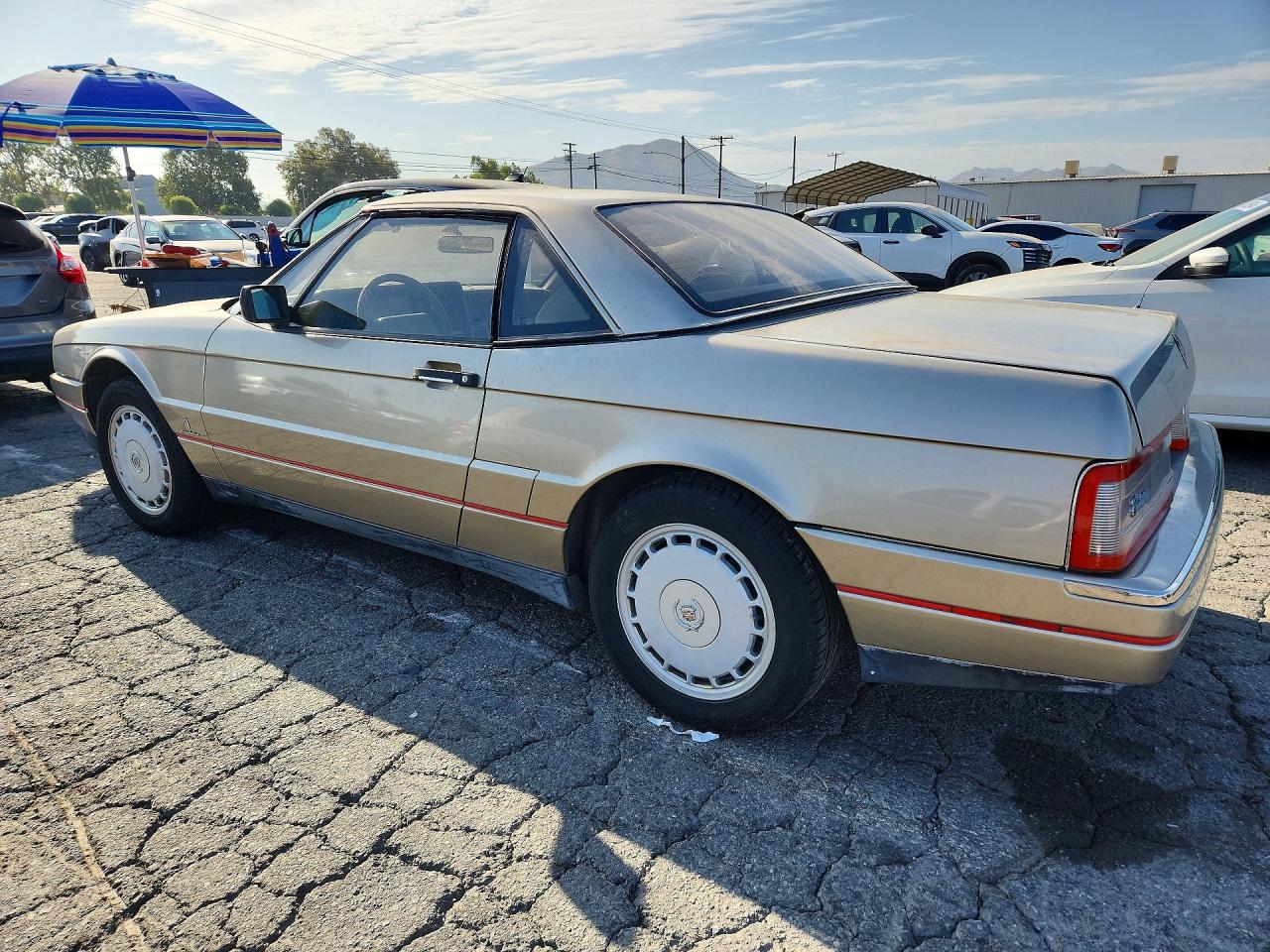 1991 Cadillac Allante Gold vin: 1G6VS3380MU126122