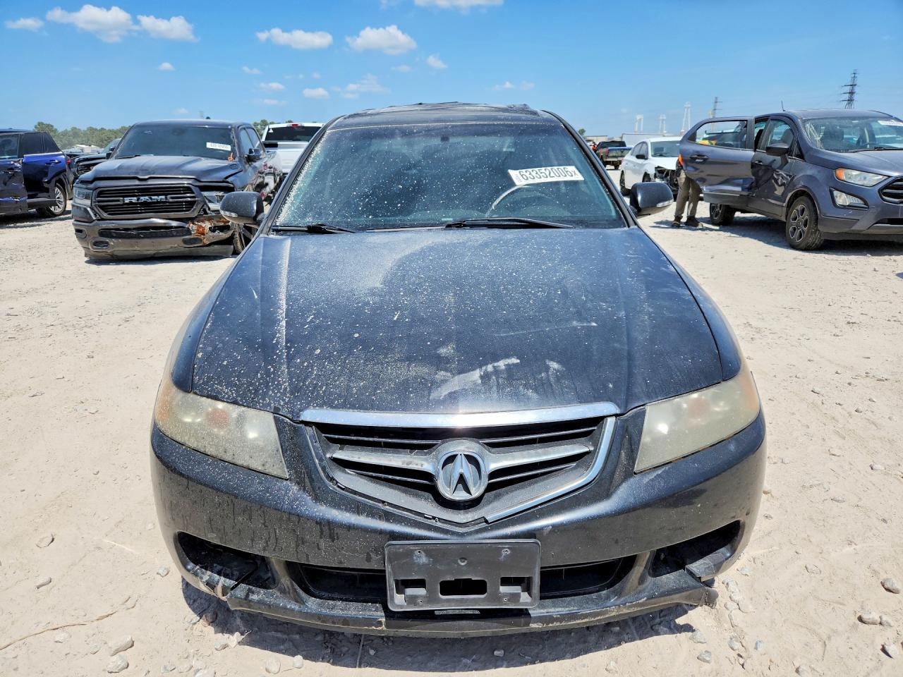 2005 Acura Tsx Черный vin: JH4CL96925C010001