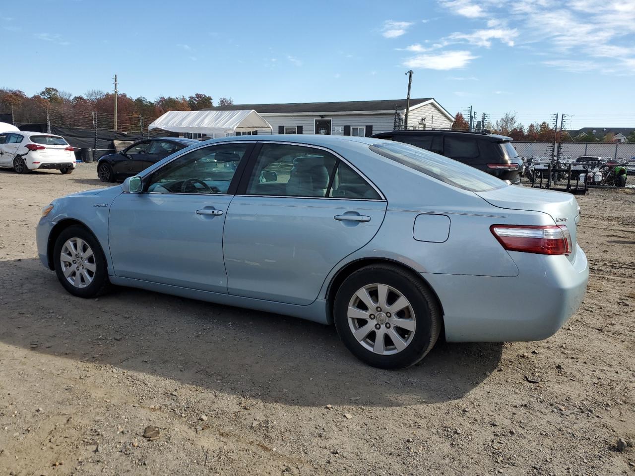 2008 Toyota Camry Hybrid Blue vin: 4T1BB46K88U046727