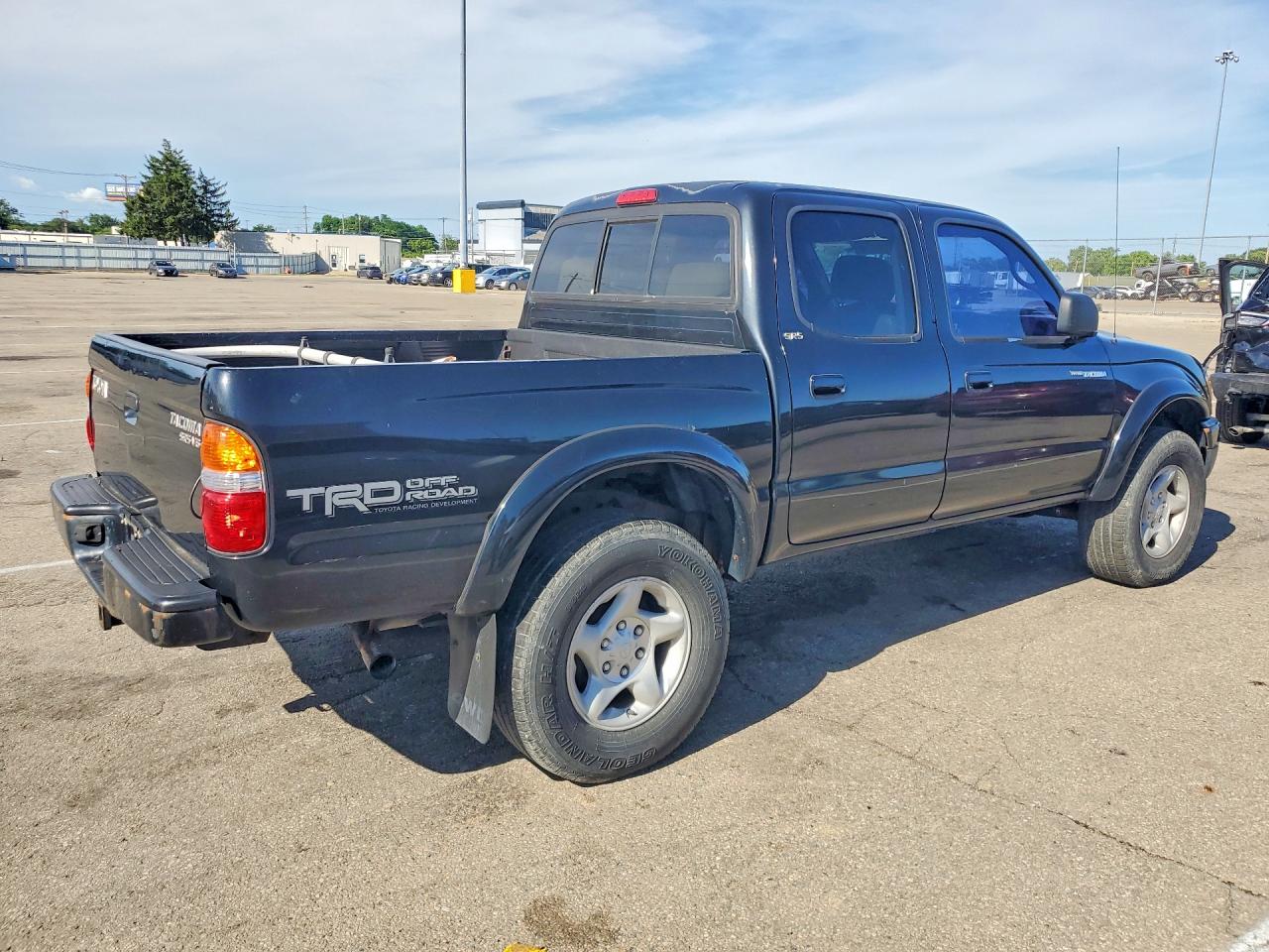 2002 Toyota Tacoma Double Cab Black vin: 5TEHN72N42Z092769