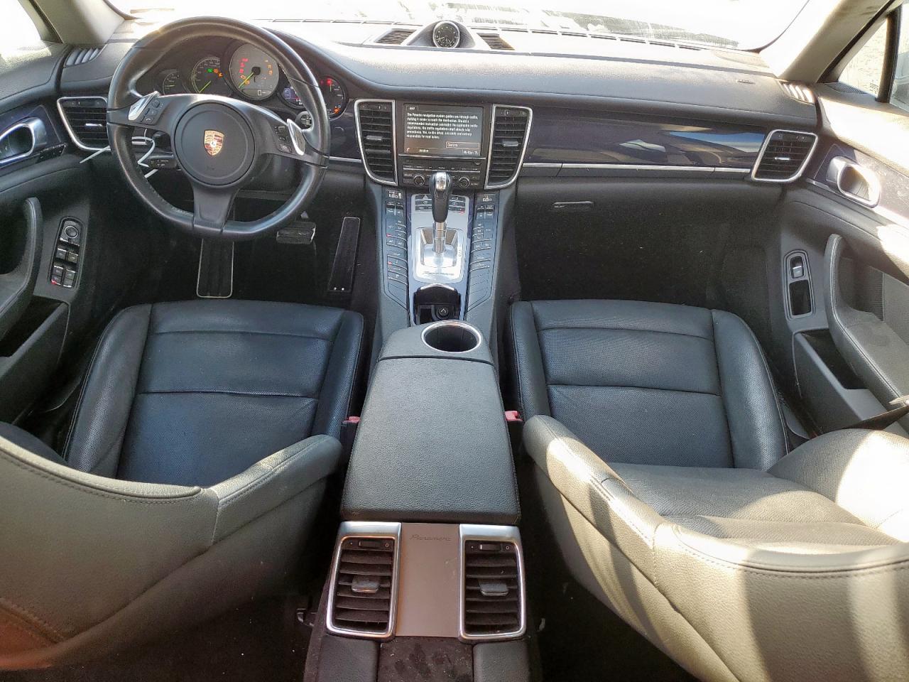 2014 Porsche Panamera S Hybrid White vin: WP0AD2A70EL044747