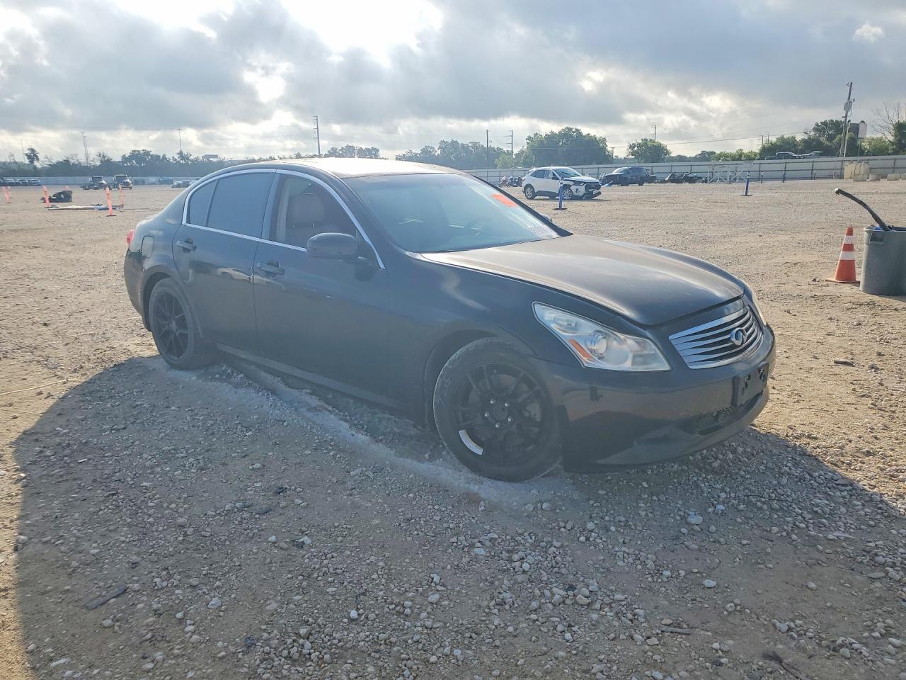 2008 Infiniti G35 Base Black vin: JNKBV61E48M227752