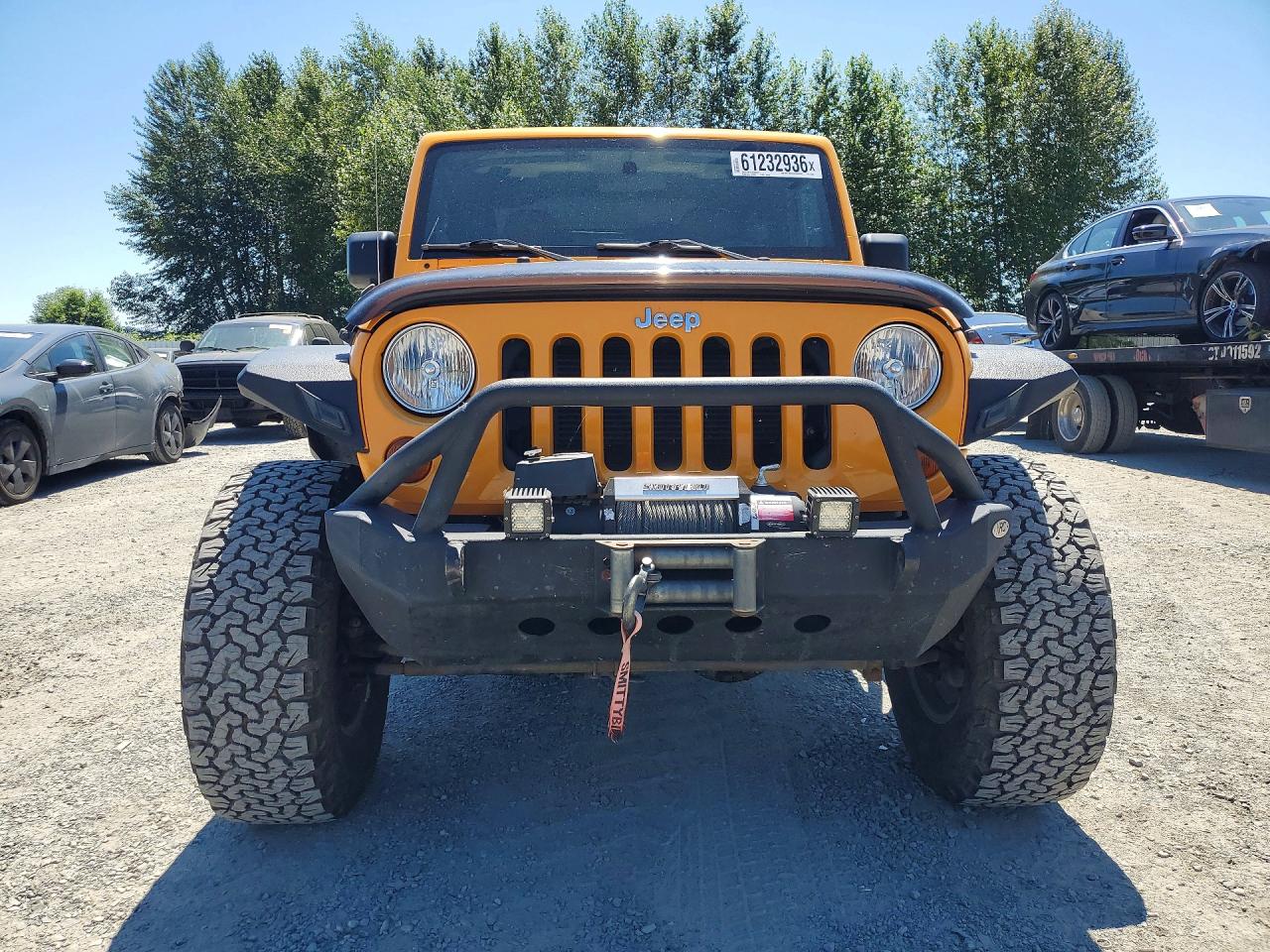 2012 Jeep Wrangler Sport Yellow vin: 1C4GJWAG6CL213998