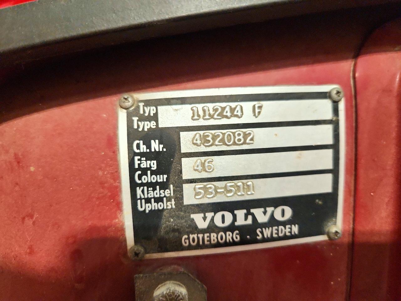 1965 Volvo 544 Sport Красный vin: 432082