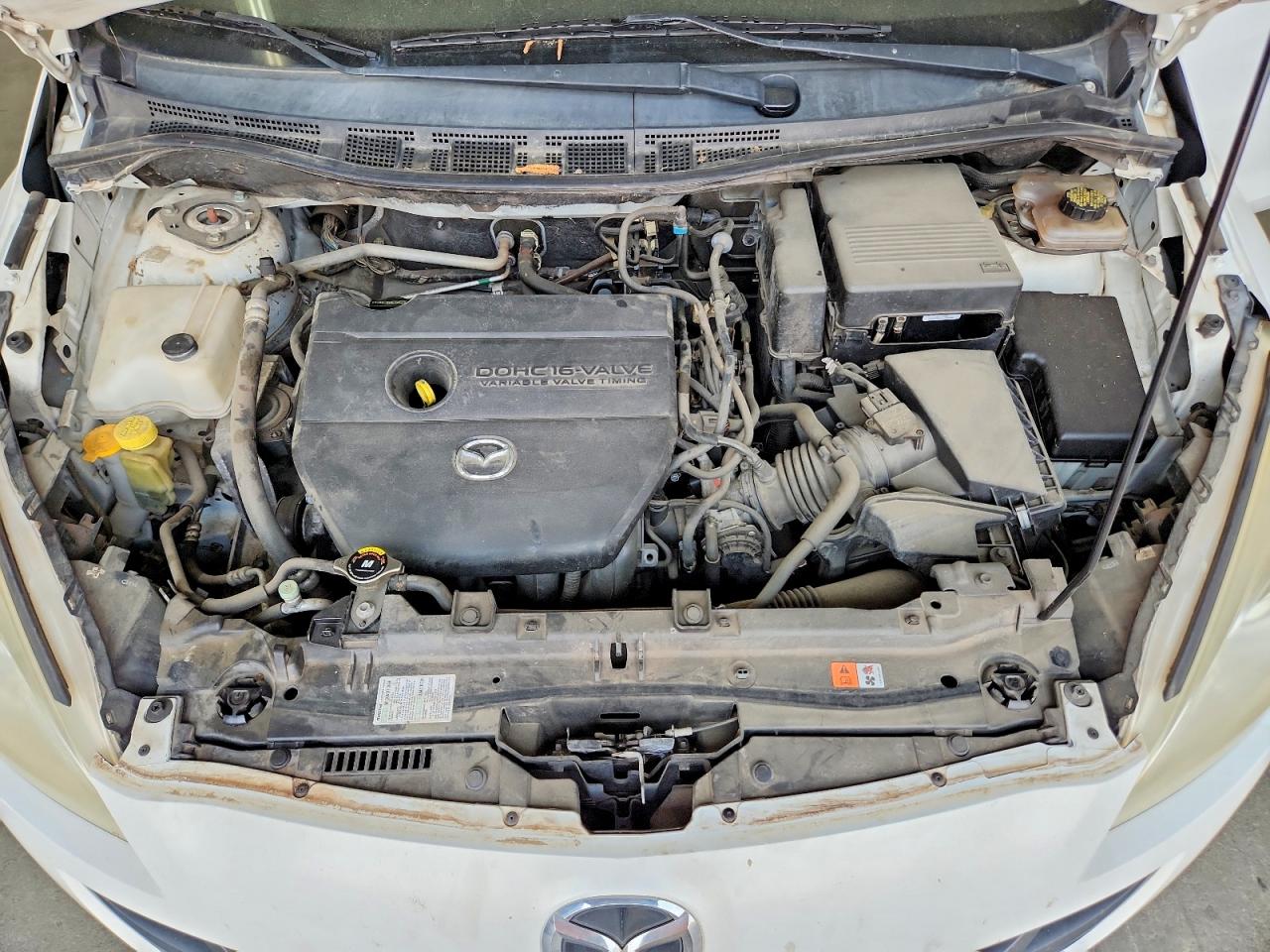 2014 Mazda 5 Touring White vin: JM1CW2CL6E0166818