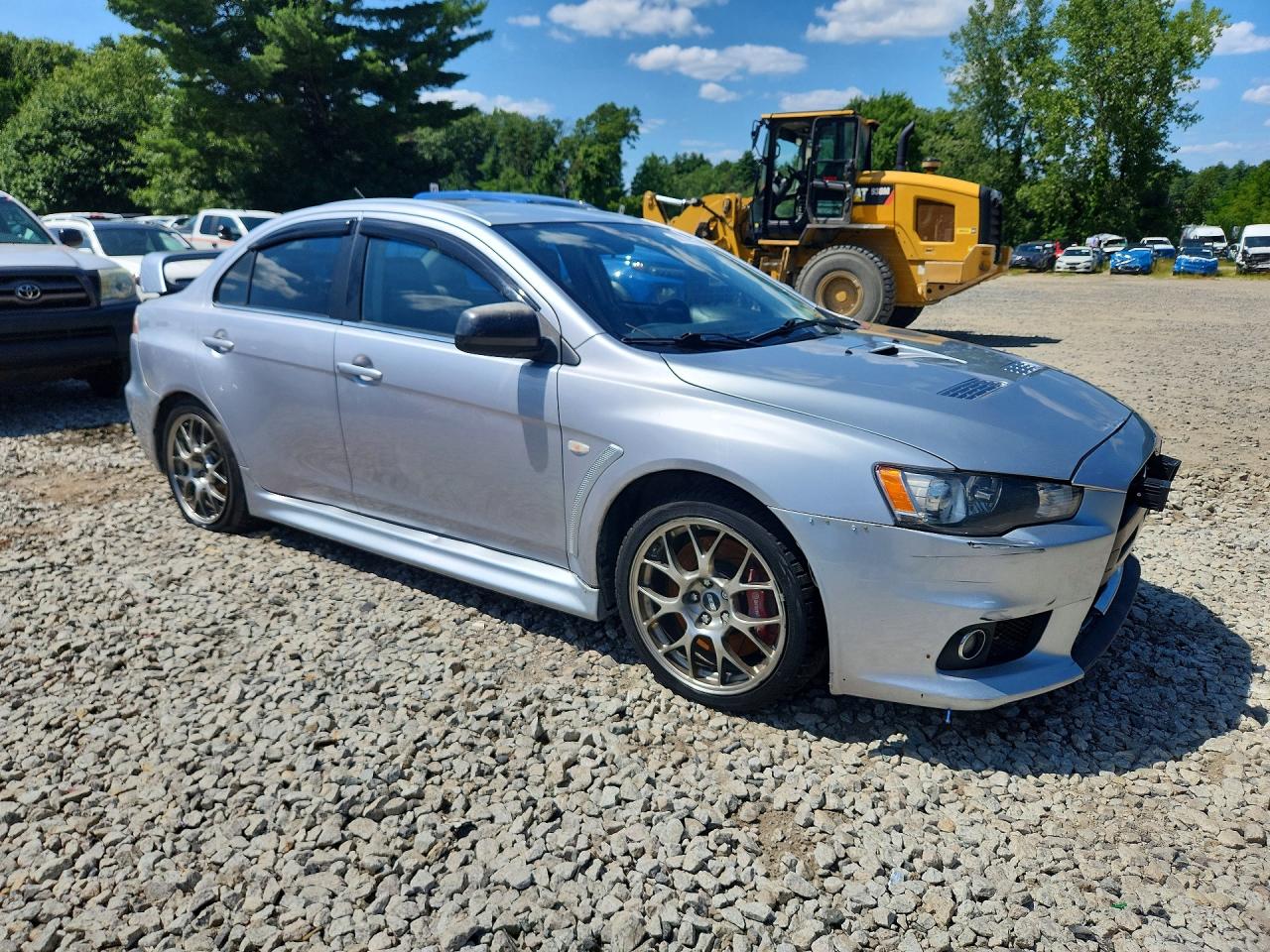 2014 Mitsubishi Lancer Evolution Mr Silver vin: JA32W5FV0EU022361