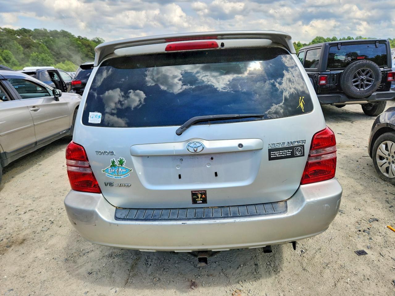 2003 Toyota Highlander Limited Silver vin: JTEHF21A630146472