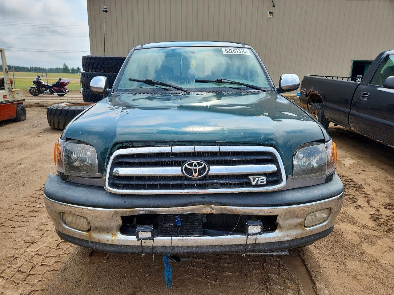 2001 Toyota Tundra Sr5 Green vin: 5TBBT441X1S202989