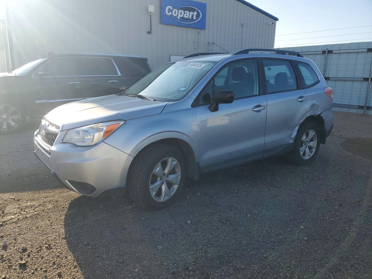2015 Subaru Forester 2.5i Gray vin: JF2SJABC8FH812502