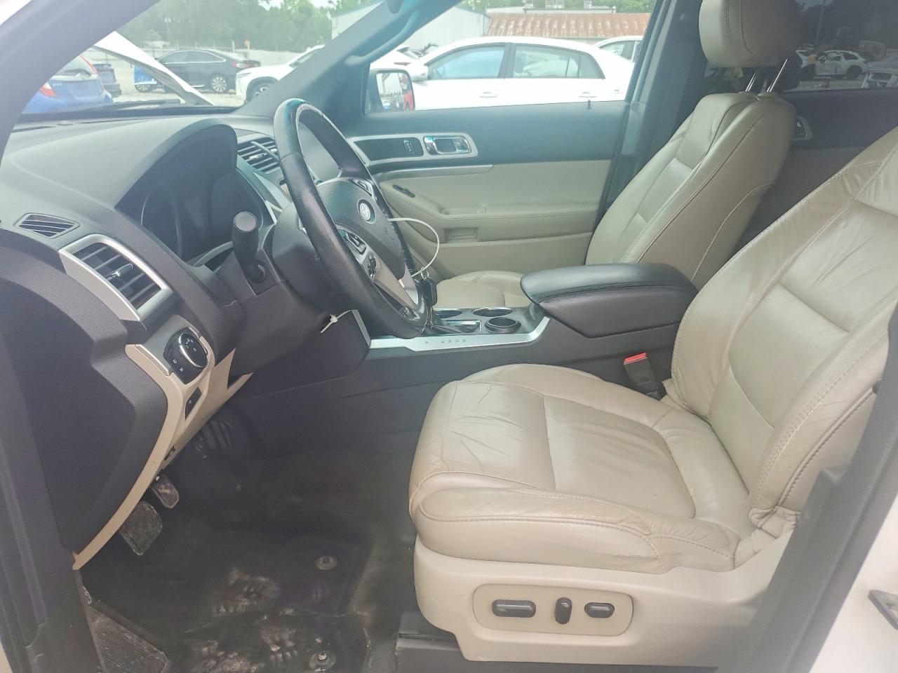 2014 Ford Explorer Xlt White vin: 1FM5K7D82EGA53477