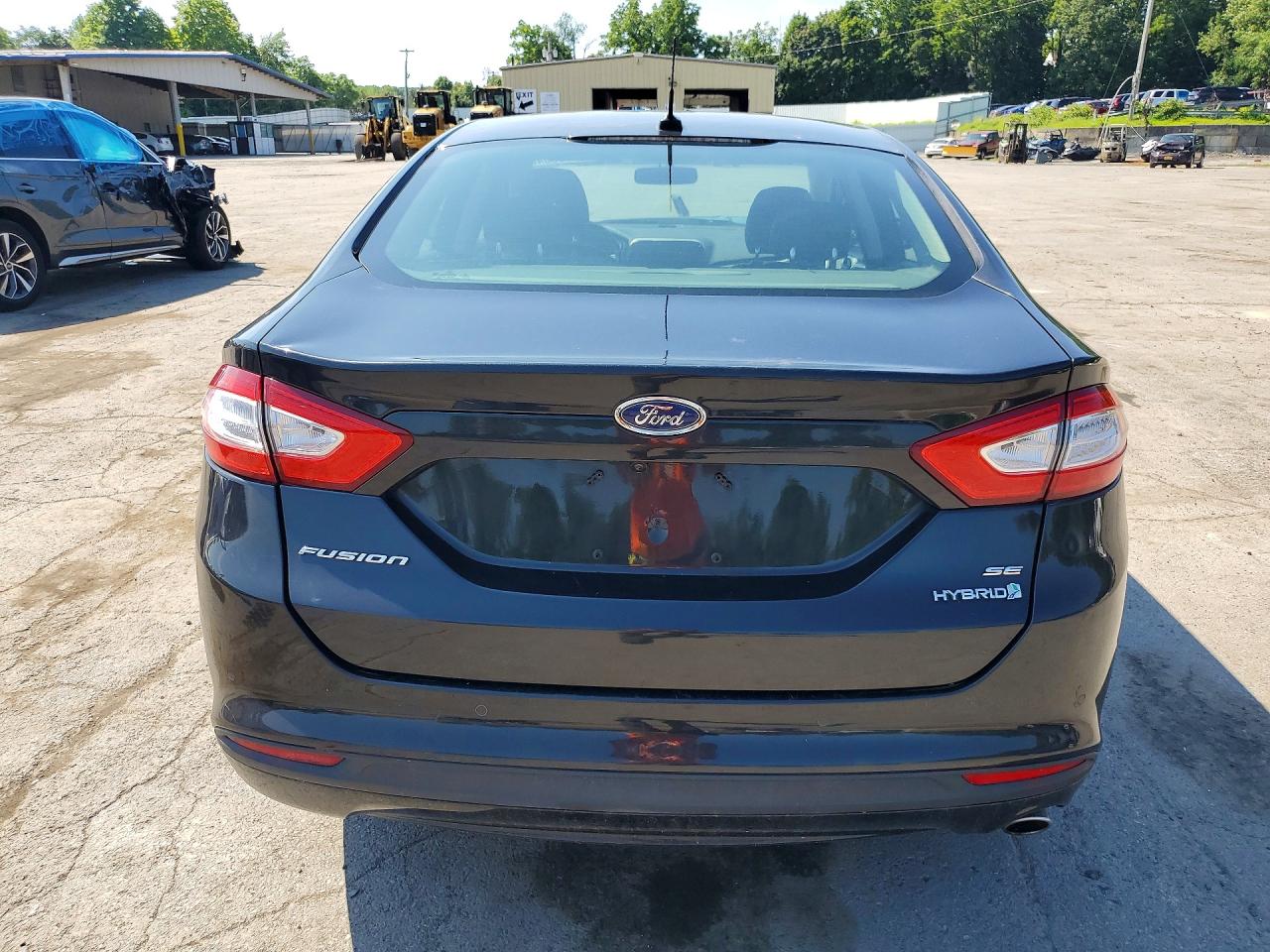 2014 Ford Fusion Se Hybrid Black vin: 3FA6P0LU4ER181248