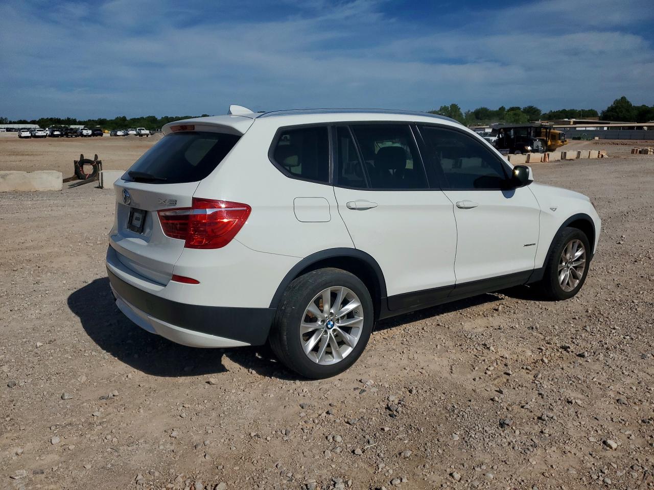 2014 Bmw X3 Xdrive28i White vin: 5UXWX9C51E0D27730