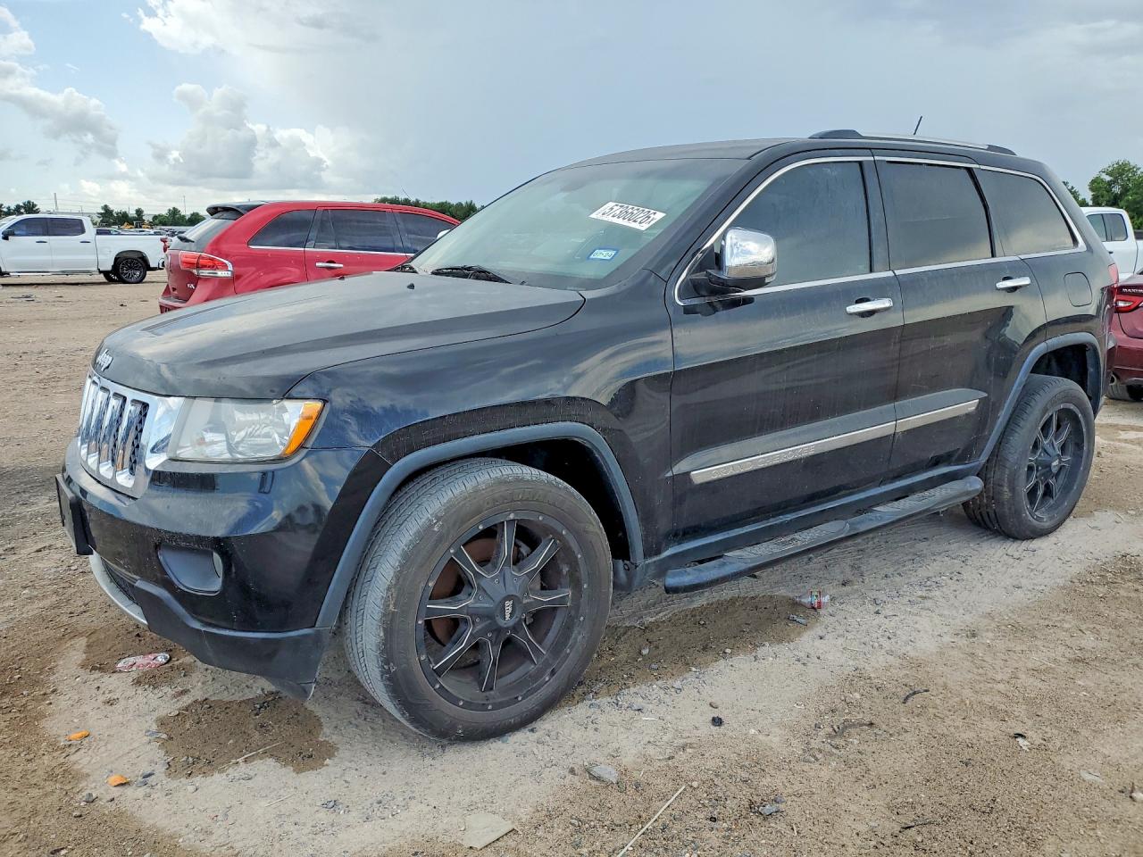 2013 Jeep Grand Cherokee Overland Black vin: 1C4RJECT9DC546064