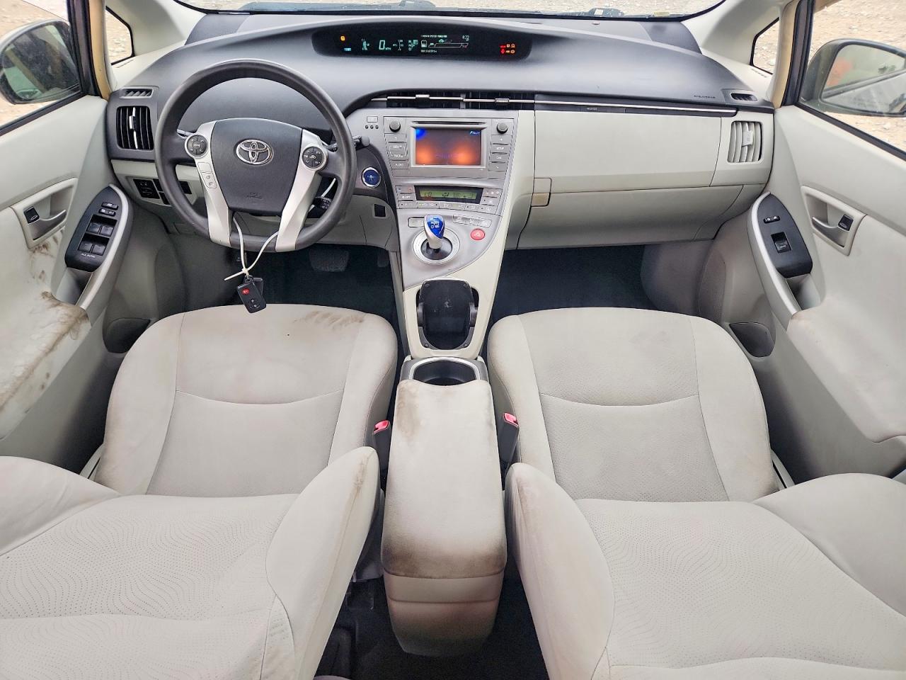 2012 Toyota Prius Two Gray vin: JTDKN3DU0C5538018