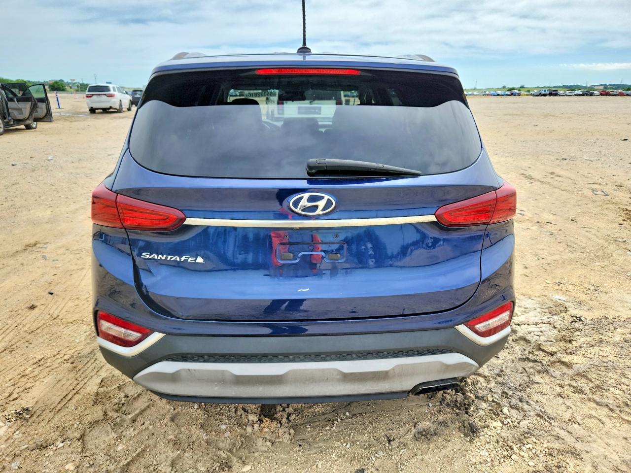 2019 Hyundai Santa Fe Se Blue vin: 5NMS23AD3KH012328