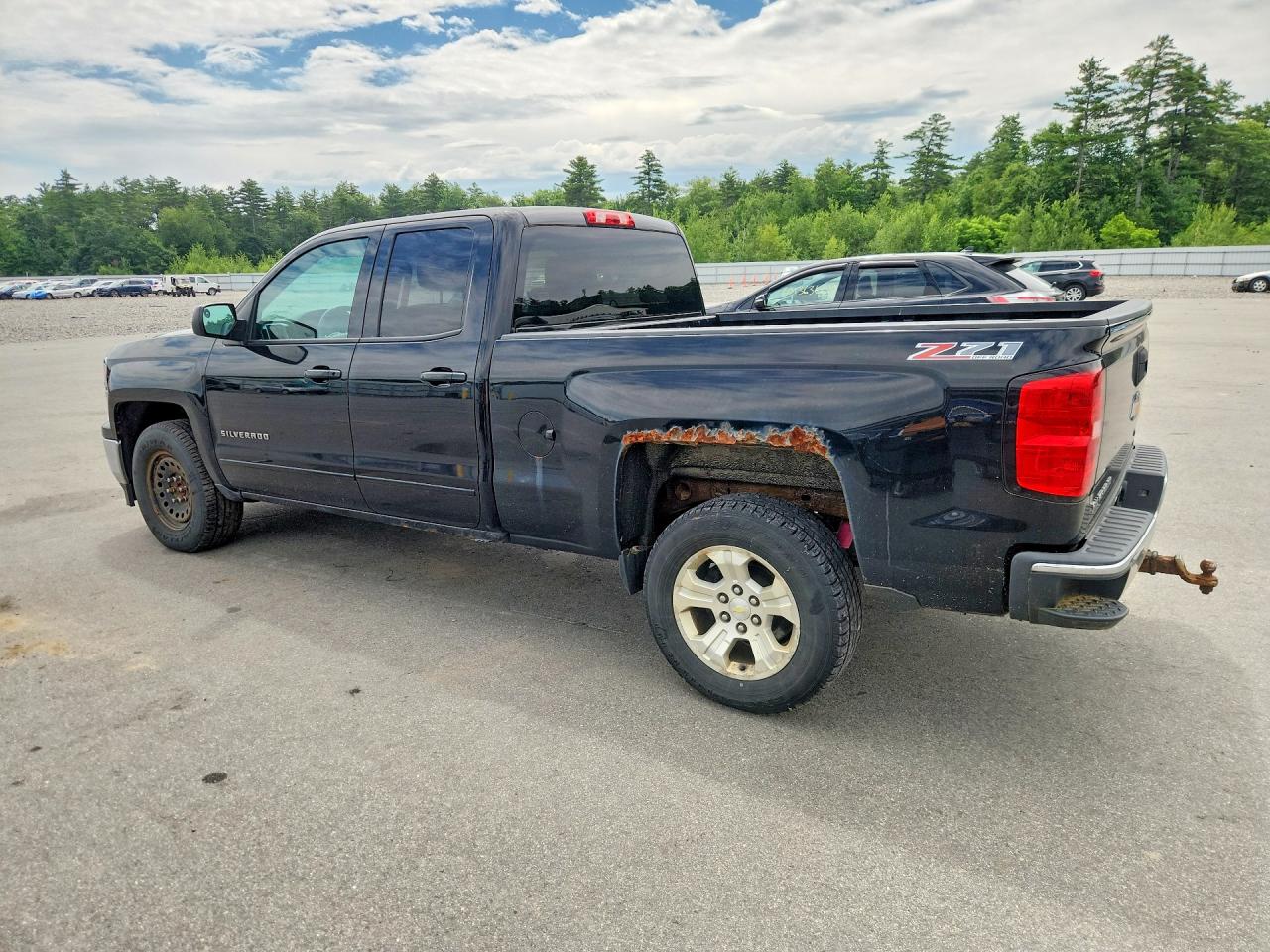 2015 Chevrolet Silverado K1500 Lt Black vin: 1GCVKREC7FZ226340