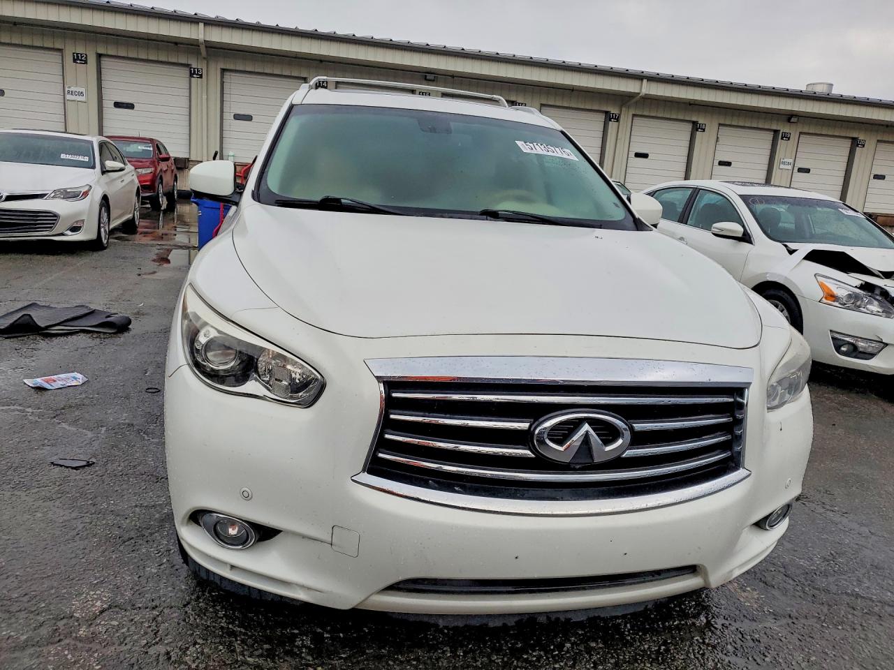 2013 Infiniti Jx35 Base White vin: 5N1AL0MMXDC352396