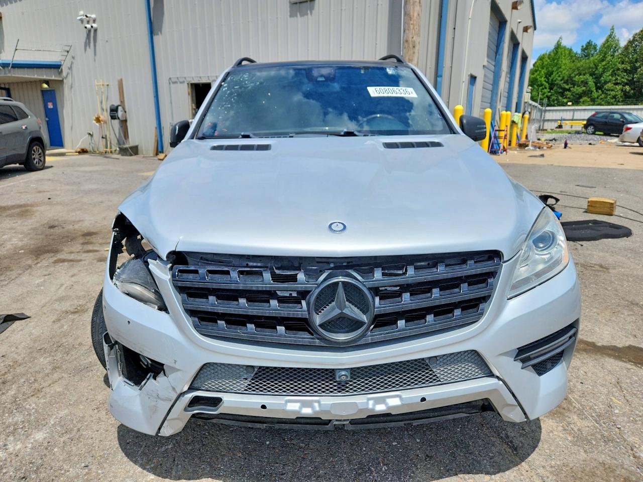 2015 Mercedes-benz Ml 400 4matic Silver vin: 4JGDA5GB7FA584219
