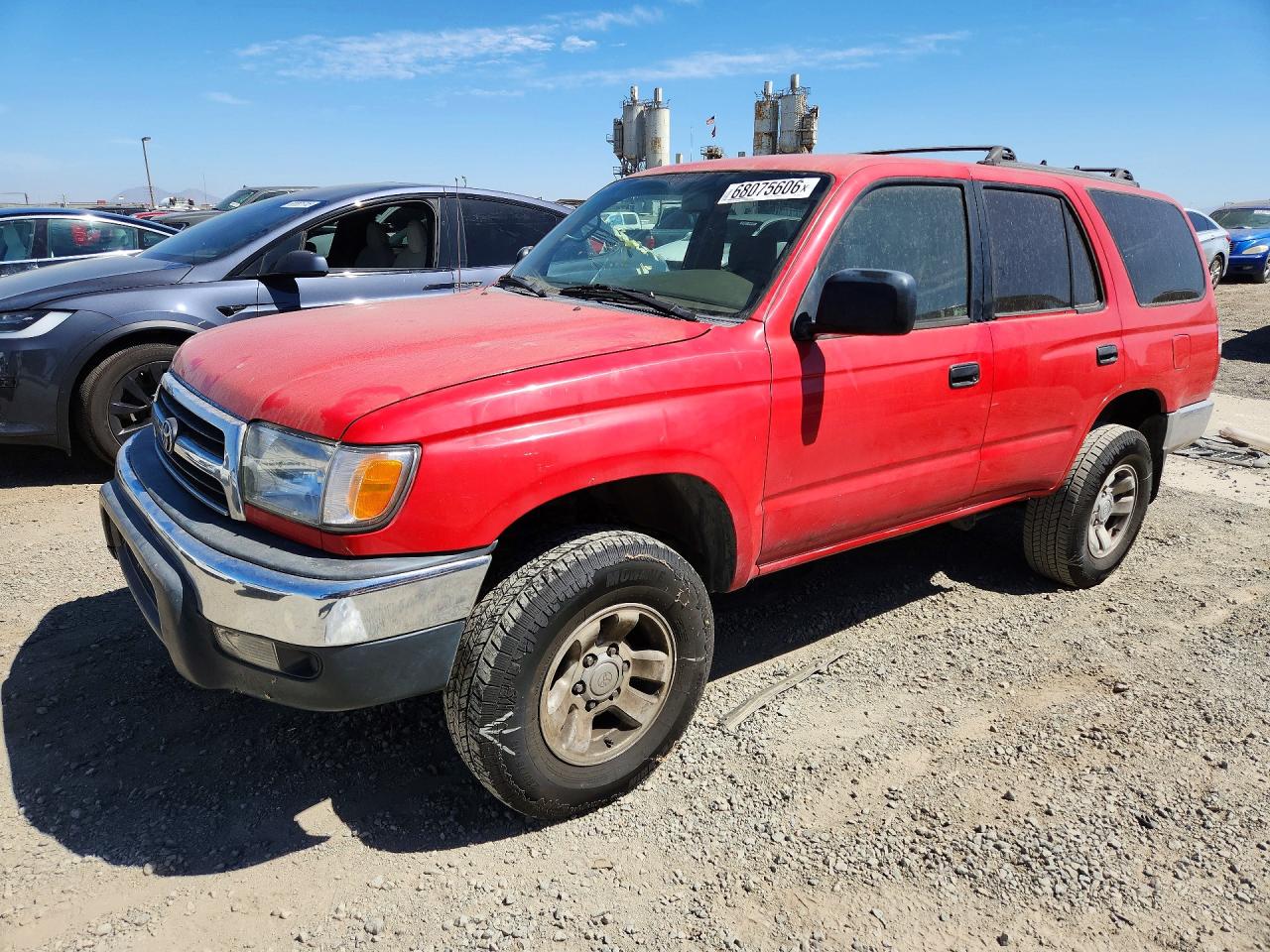 1999 Toyota 4runner Base Red vin: JT3GM84R7X0041671