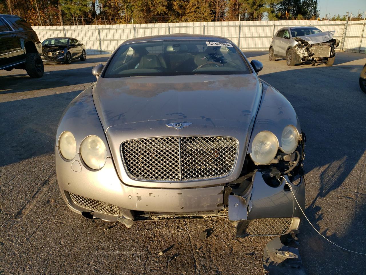 2007 Bentley Continental Gt Серый vin: SCBCR73W17C050929