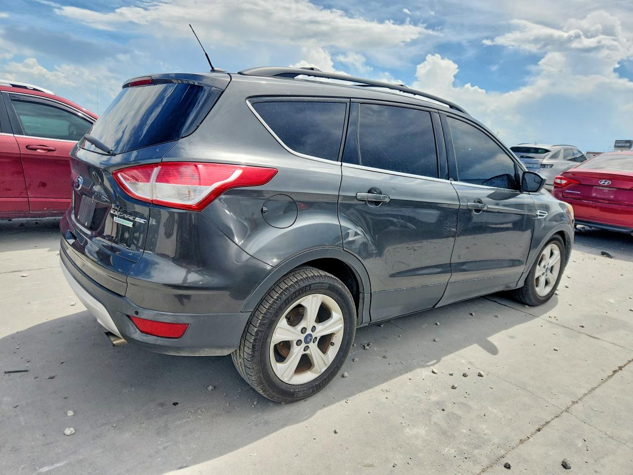 2016 Ford Escape Se Gray vin: 1FMCU0G9XGUB71469