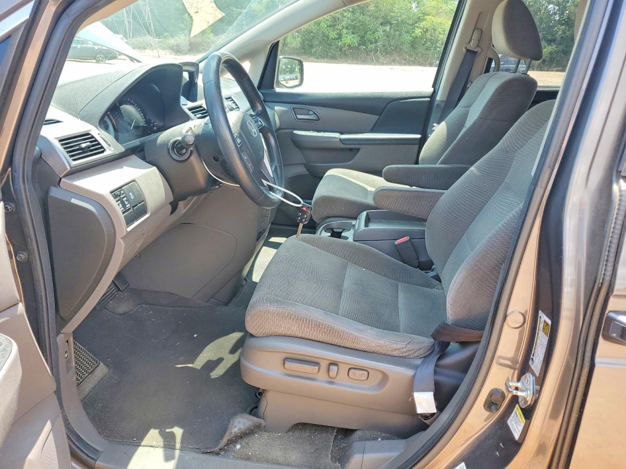 2013 Honda Odyssey Ex Gray vin: 5FNRL5H49DB072700