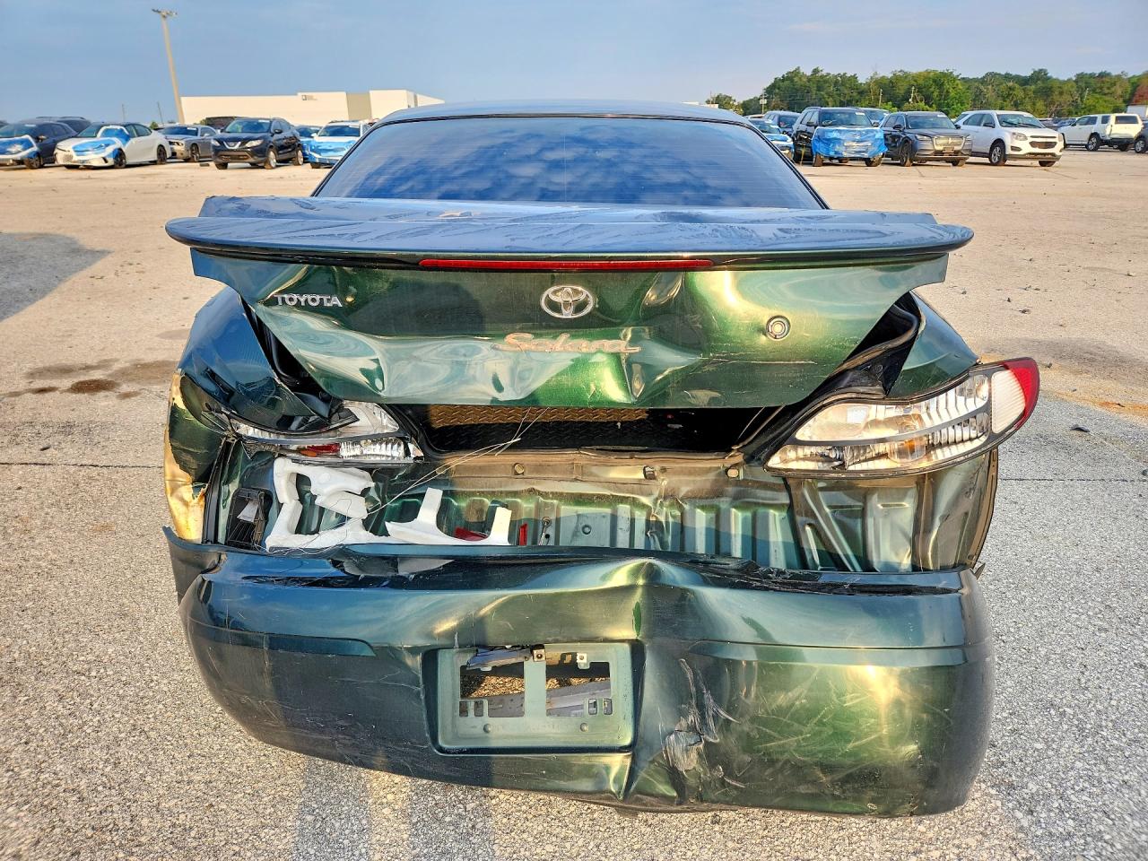 2000 Toyota Camry Solara Se V6 Green vin: 2T1CF22P5YC278430