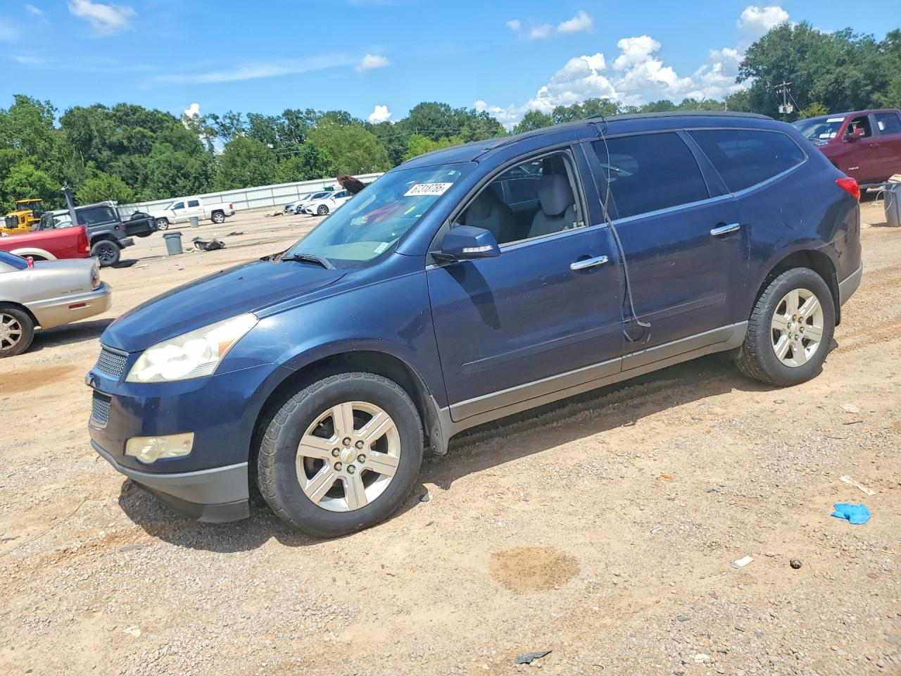2012 Chevrolet Traverse Lt Blue vin: 1GNKRGED6CJ130387