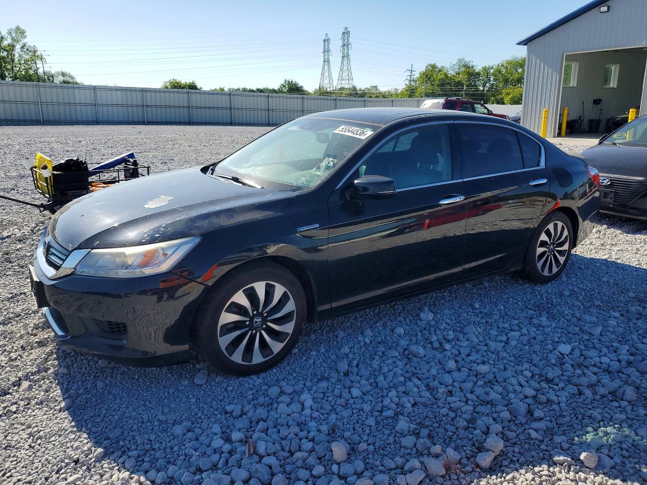 2015 Honda Accord Touring Hybrid Black vin: 1HGCR6F73FA010097