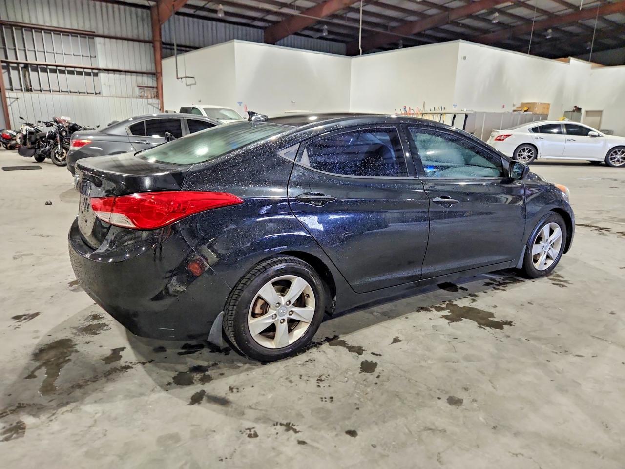 2013 Hyundai Elantra Gls Black vin: 5NPDH4AE6DH427882