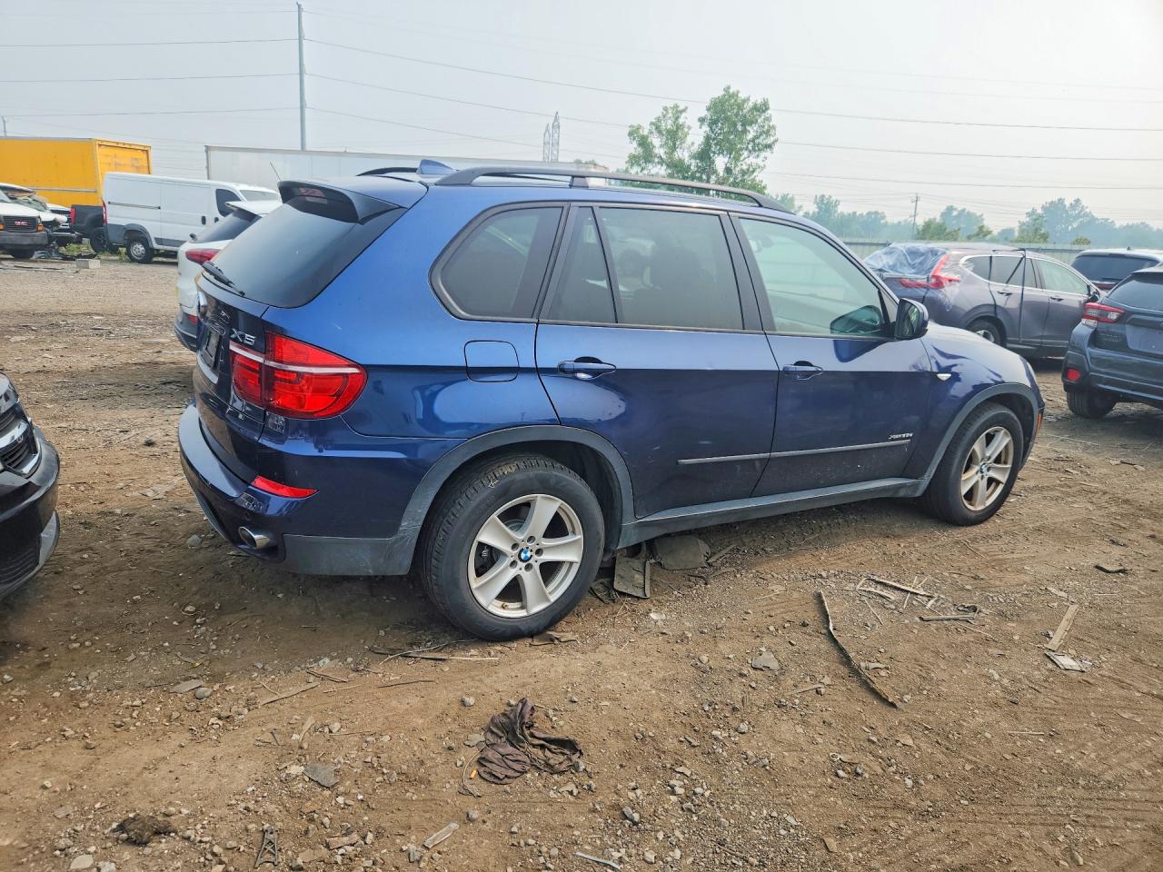 2012 Bmw X5 Xdrive35d Blue vin: 5UXZW0C53CL667630