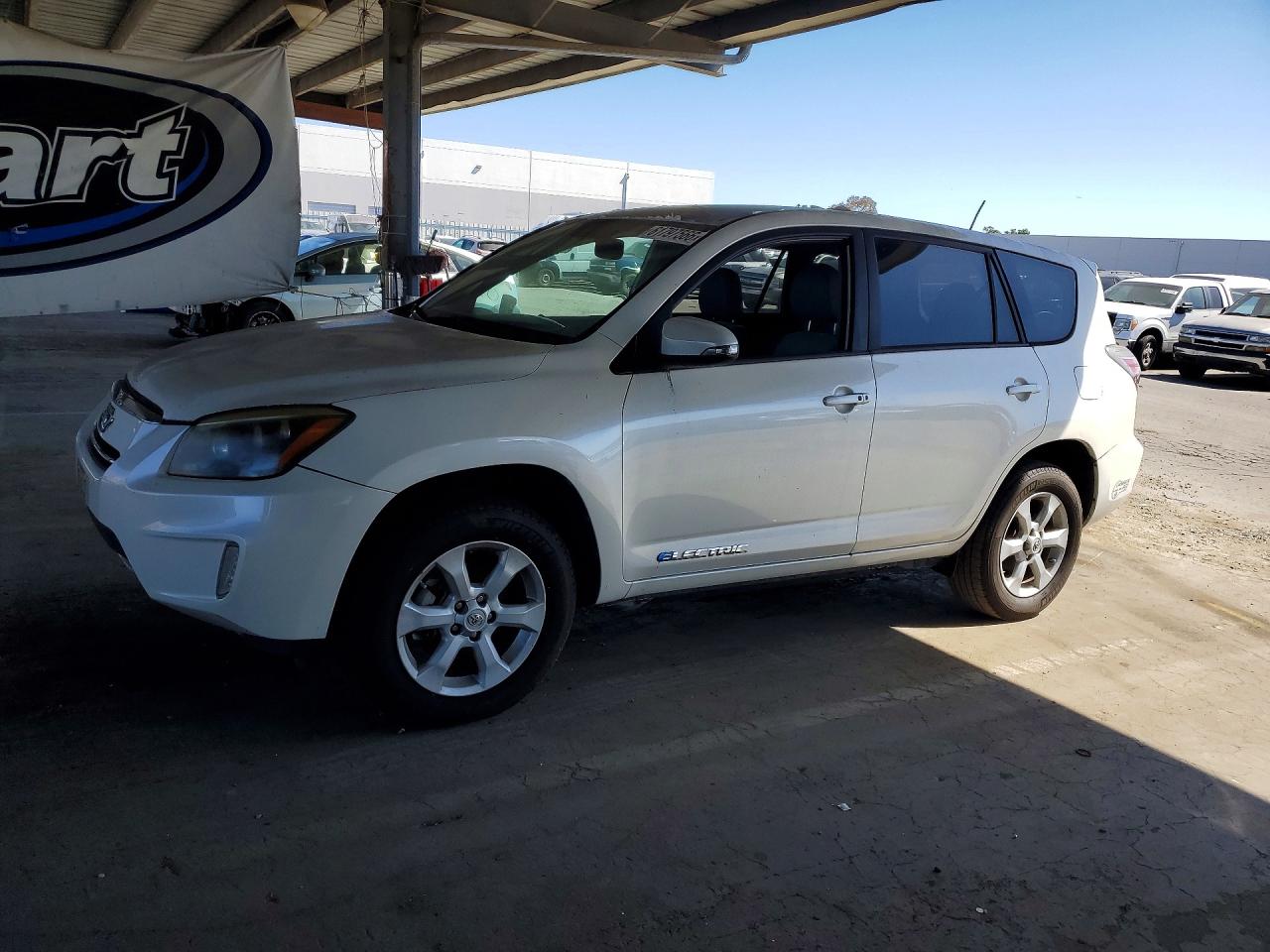 2013 Toyota Rav4 Ev Base White vin: 2T3YL4DV5DW002173