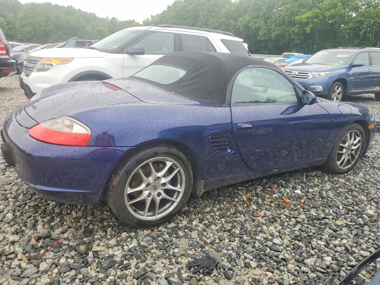 2004 Porsche Boxster Blue vin: WP0CA29854S620657