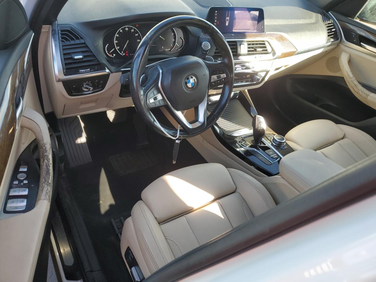 2020 Bmw X3 Sdrive30i White vin: 5UXTY3C0XL9B53845