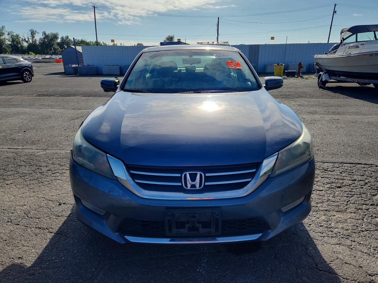 2013 Honda Accord Ex Серый vin: 1HGCR2F73DA142153