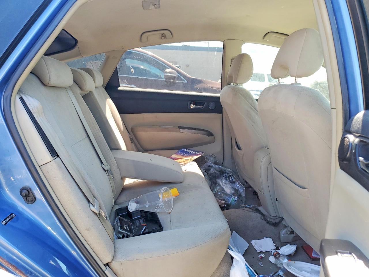 2007 Toyota Prius Base Blue vin: JTDKB20U977675686