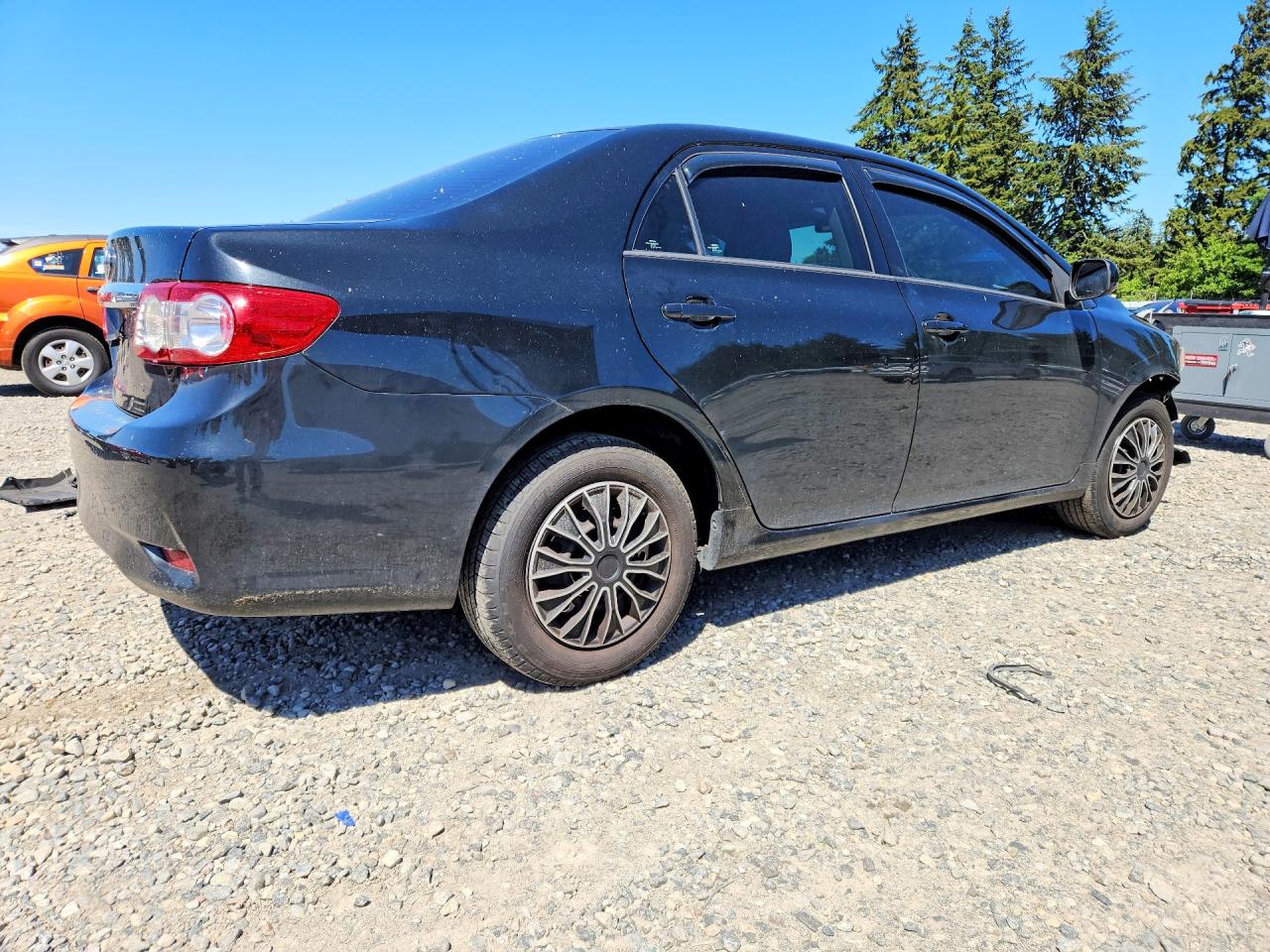 2013 Toyota Corolla L Black vin: 2T1BU4EE4DC027710
